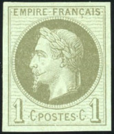* 25c -- 1c. Bronze. Impression Rothschild. ND. SUP. - 1863-1870 Napoleon III With Laurels