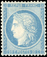 * 37 -- 20c. Bleu. TB. - 1870 Beleg Van Parijs