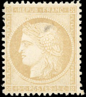 (*) 59 --  15c. Bistre. B. - 1871-1875 Cérès