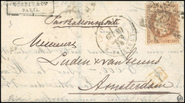 Obl. 31 -- L'ARMAND BARBES. 40c. Lauré Obl. étoile 22 S/lettre Frappée Du CàD De PARIS - R. TAITBOUT Du 30 Septembre 187 - War 1870