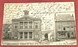 NEUFCHÂTEAU  -  L'Hôtel De Ville Et La Grand Place    -  1902  - - Neufchâteau