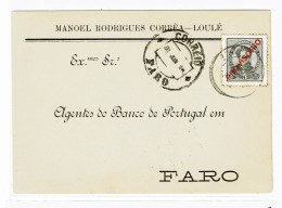 Portugal, 1893, # 82 Dent. 11 1/2, Para Faro - Covers & Documents