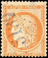 Obl. 38 -- KUSTENDJE. 40c. Siège Obl. GC Bleu 5139. Aminci Sinon TB. - 1849-1876: Classic Period