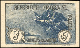 (*) 155 -- 5F. + 5F. Orphelins Noir Et Bleu. ND. Cote Dallay. TB. - Autres & Non Classés