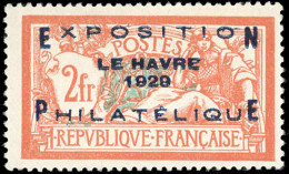 ** 257A -- 2F. Exposition Philatélique Du Havre. Décentrage Habituel. TB. - Autres & Non Classés