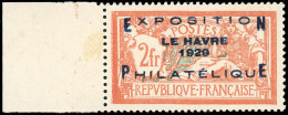 ** 257A -- 2F. Exposition Philatélique Du Havre. BdeF. SUP. - Andere & Zonder Classificatie