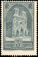 ** 259 -- 3F. Cathédrale De Reims Ardoise. Type I. TB. - Other & Unclassified