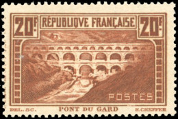 * 262 -- 20F. Pont Du Gard Chaudron. Type IIB. TB. - Autres & Non Classés