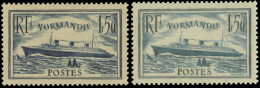 ** 299 / 300 -- Normandie. 2 Nuances : Bleu Et Bleu-clair. TB. - Other & Unclassified