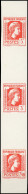 ** 648B -- Marianne D'Alger. 12 Valeurs. ND. 4 Bandes Verticales De 3 Timbres Se-tenant. Du 60c. Au 50F. En Vermillon Co - Autres & Non Classés