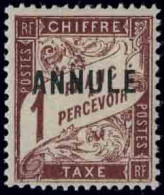 * 10CI1/41CI1 -- Timbres-Taxe. 9 Valeurs. Timbres-Taxe Surch. ANNULE. TB. - Cursussen