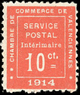 * 1 --  10c. Vermillon. SUP. - War Stamps