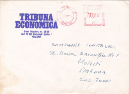 TRIBUNA ECONOMICA  COVERS NICE FRANKING , 1995  ROMANIA - Storia Postale