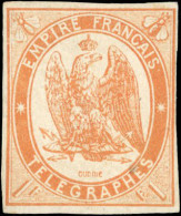 * 3 -- 1F. Orange. TB. - Télégraphes Et Téléphones