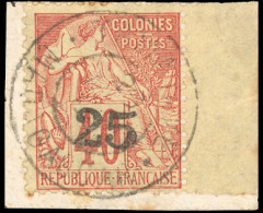 Obl. 3 -- 25 S/40c. Rouge-orange. Obl. S/fragment. BdeF. SUP. - Other & Unclassified