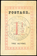 (*) 22 -- 1 1/2d. Rose. ''BRITISH CONSULAR MAIL ANTANANARIVO'' En Noir. SUP. - Other & Unclassified