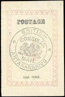 (*) 43 -- 4d. Rose. ''BRITISH CONSULAR MAIL ANTANANARIVO'' En Noir. TB. - Other & Unclassified