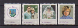 SAINT HELENA    1982    21st  Birthday  Of  Princess  Of  Wales    Set  Of  4     MH - Saint Helena Island