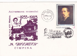 PAINTER  NICOLAE GRIGORESCU SPECIAL   COVERS , 1985  ROMANIA - Brieven En Documenten