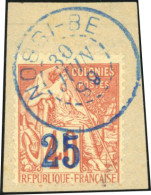 Obl. 6 -- 25c. S/40c. Rouge-orange. Obl. S/petit Fragment. SUP. - Andere & Zonder Classificatie