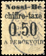 Obl. 3b -- Timbres-Taxe. 50c. S/30c. Brun. Surcharge Au Verso. SUP. - Other & Unclassified