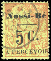 Obl. 7 -- Timbres-Taxe. 5c. S/20c. Brique S/vert. Obl. SUP. R. - Autres & Non Classés