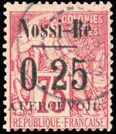 Obl. 17 -- Timbres-Taxe. 25c. S/75c. Rose. Obl. SUP. - Autres & Non Classés