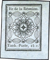 (*) 1 -- 15c. Noir S/azuré. Grandes Marges. Type III. Un Des Plus Bel Exemplaire Connu. Ex Collection Walske. SUP. RRR. - Other & Unclassified