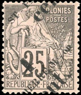 * 37b -- 1c. S/25c. Surcharge à Cheval. TB. - Other & Unclassified