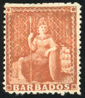 * SG#59 -- 4d. Vermilion. SUP. - Barbades (...-1966)