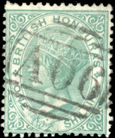 Obl. SG#4 -- 1s. Green. VF. - Britisch-Honduras (...-1970)