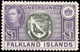 * SG#146/163 -- 16 Values. Until SG#148 & 156. VF. - Falkland