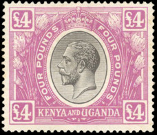 * SG#98 -- 4£. Black And Magenta, Large Part Original Gum, A Couple Of Minor Gum Wrinkles, Otherwise Fine. - Other & Unclassified