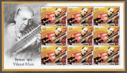 India 2014 Indian Musicians MINT SHEETLET Good Condition (SL-110) - Neufs