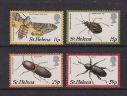SAINT HELENA    1983    Insects   (2nd Series)    Set  Of  4     MH - Saint Helena Island