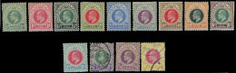 * SG#127 / 139 -- Complet Set. 13 Values. SG#137 & 139 Used. VF. - Natal (1857-1909)