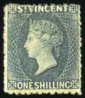 * SG#9 -- 1sh. Slate-grey. VF. - St.Vincent (...-1979)