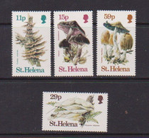 SAINT HELENA    1983    Fungi    Set  Of  4     MH - Saint Helena Island