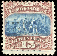 Obl. 35a -- 15c. Brun Rouge Et Bleu. Type II. Obl. Française. B. - Other & Unclassified