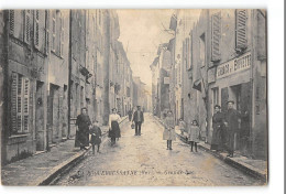 CPA 83 La Roquebrussanne Grande Rue - La Roquebrussanne