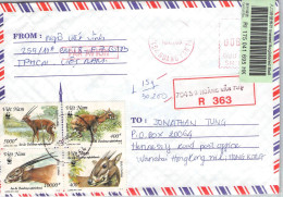 VIETNAM - REGISTERED AIRMAIL 2003 - HONGKONG /4530 - Vietnam