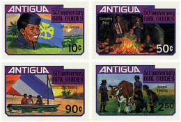 37967 MNH ANTIGUA 1981 50 ANIVERSARIO DEL ESCULTISMO FEMENINO - Otros & Sin Clasificación