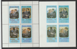 Bernera Islands Scotland  1986   Block  372A + 372B + 2284    MNH  Overprint - Ortsausgaben