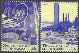 UNITED NATIONS # NEW YORK FROM 2000 STAMPWORLD 837-38** - Unused Stamps