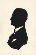 SILHOUETTES - Homme En Costume - Carte Postale Ancienne - Siluette