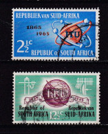 South Africa 1965 Used Stamp(s) U.T.I. Centenary 344-345 #3514 - Oblitérés