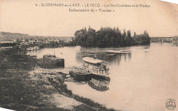 FRANCE - Germain En Laye - Le Pecq - Les îles Corbières Et Le Viaduc - Embarcadère Du Touriste - Carte Postale Ancienne - St. Germain En Laye