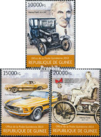 Guinea 9745-9747 (kompl. Ausgabe) Postfrisch 2013 Henry Ford (Ford Model T 1915) - Guinée (1958-...)