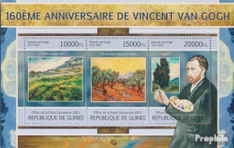 Guinea 9741-9743 Kleinbogen (kompl. Ausgabe) Postfrisch 2013 Vincent Van Gogh - Guinée (1958-...)