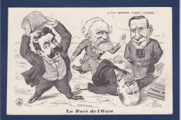 Delcampe - CPA LION Satirique Caricature Non Circulé Briand Ribot Lemire - Lion